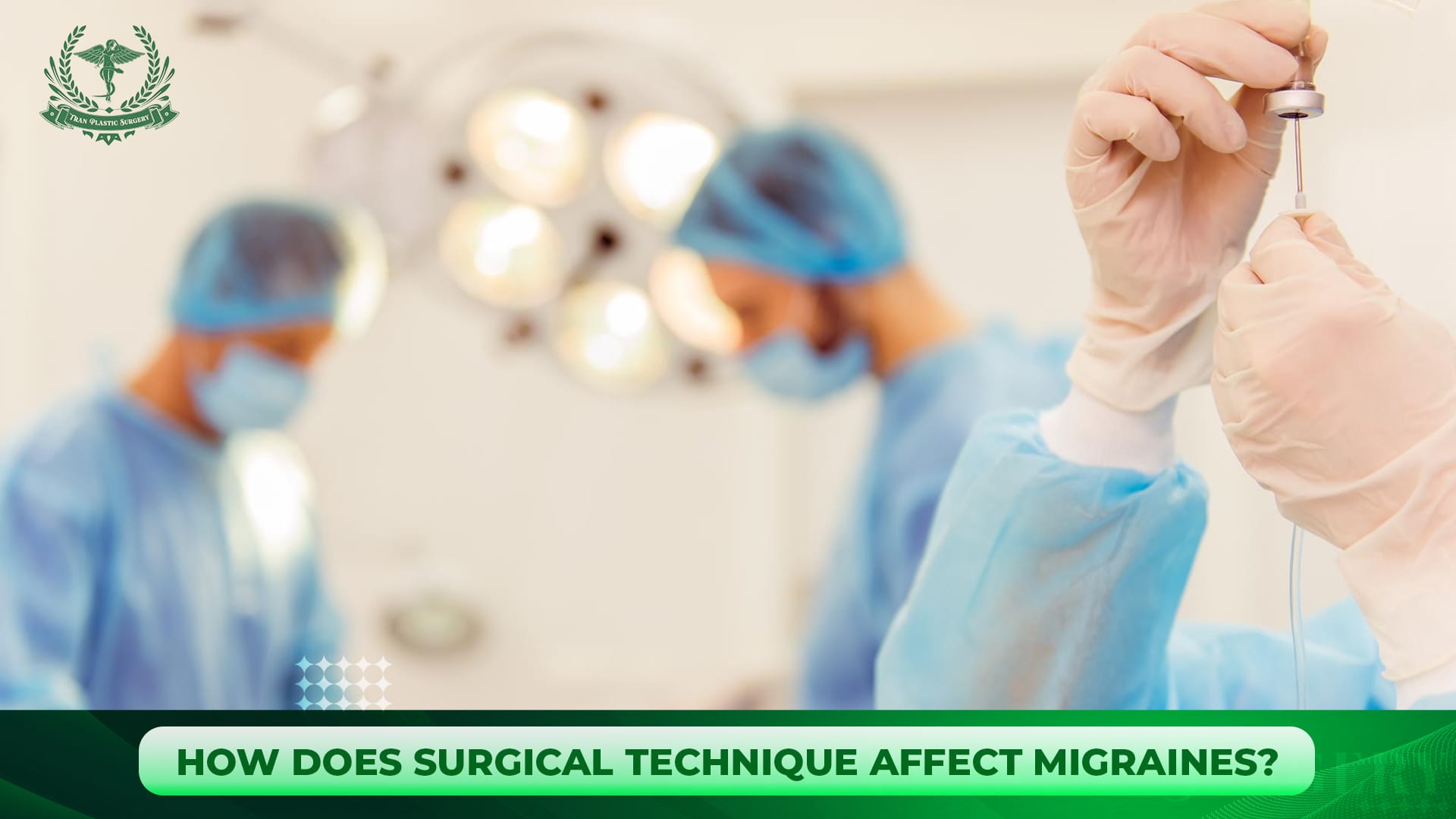 How does surgical technique affect migraines?