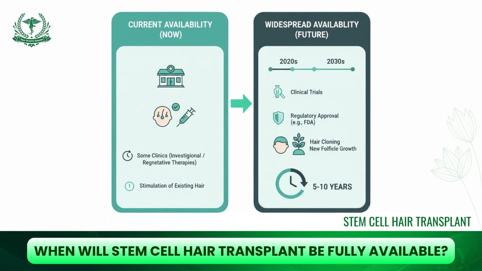 When Will Stem Cell Hair Transplant Be Fully Available?
