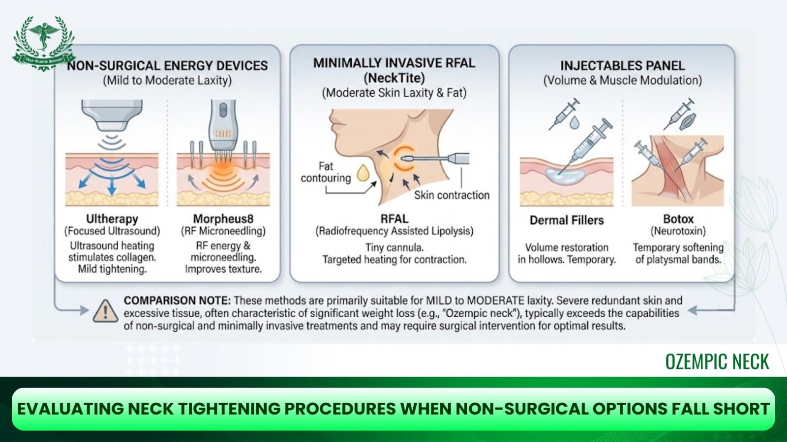 Evaluating Neck Tightening Procedures When Non-Surgical Options Fall Short