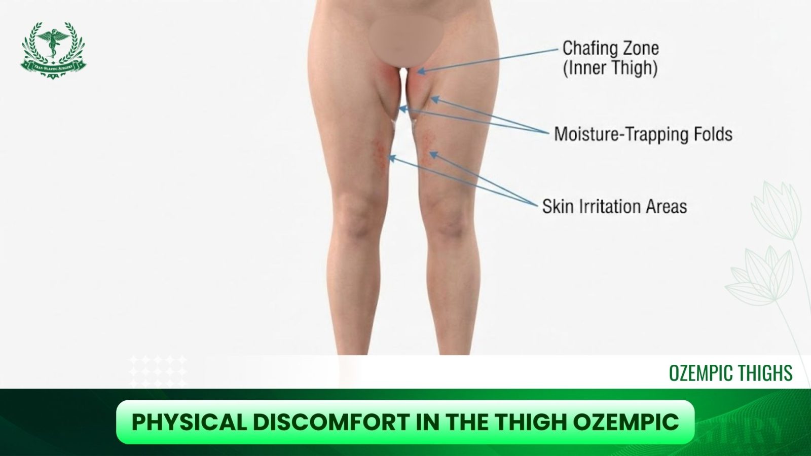 Physical discomfort in the thigh Ozempic