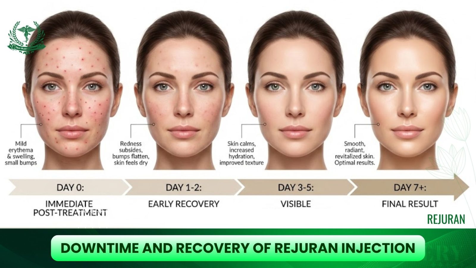 Downtime and Recovery of Rejuran Injection