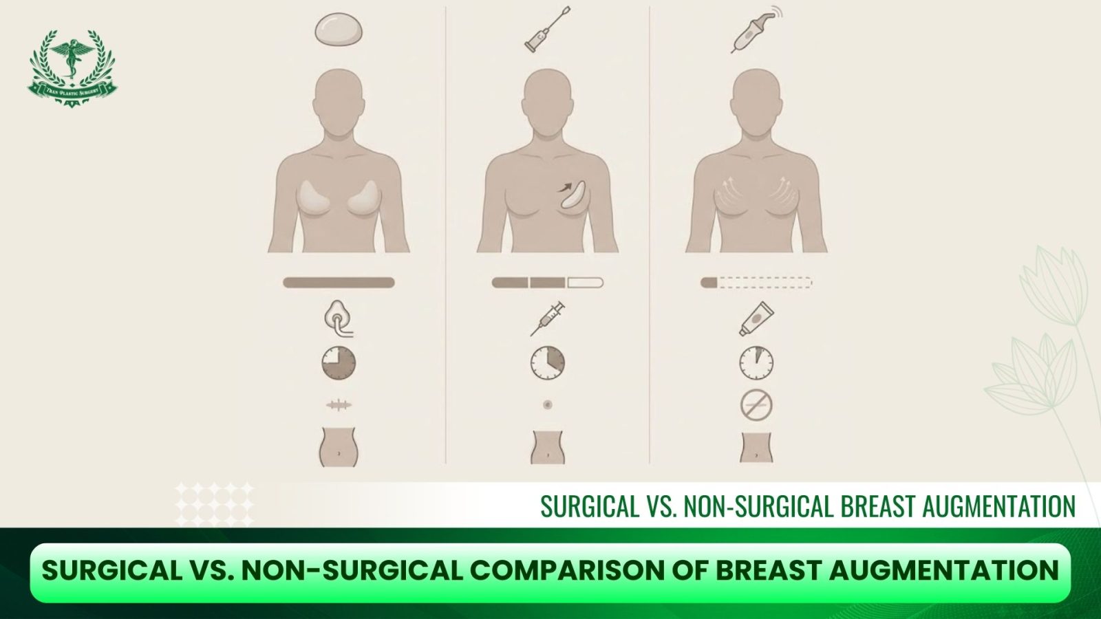 Surgical vs. Non-Surgical Comparison of Breast Augmentation
