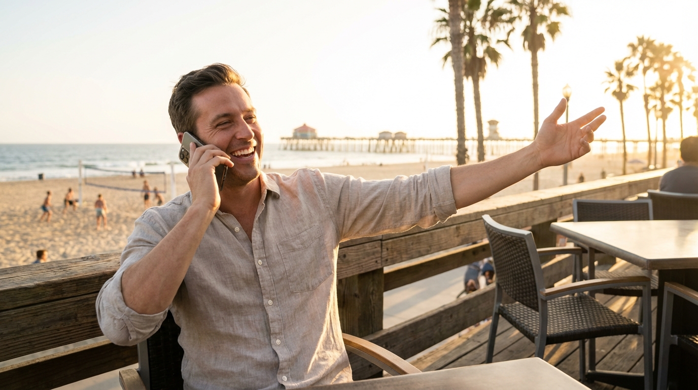 Cubital tunnel syndrome surgery recovery showing restored arm function in Huntington Beach CA