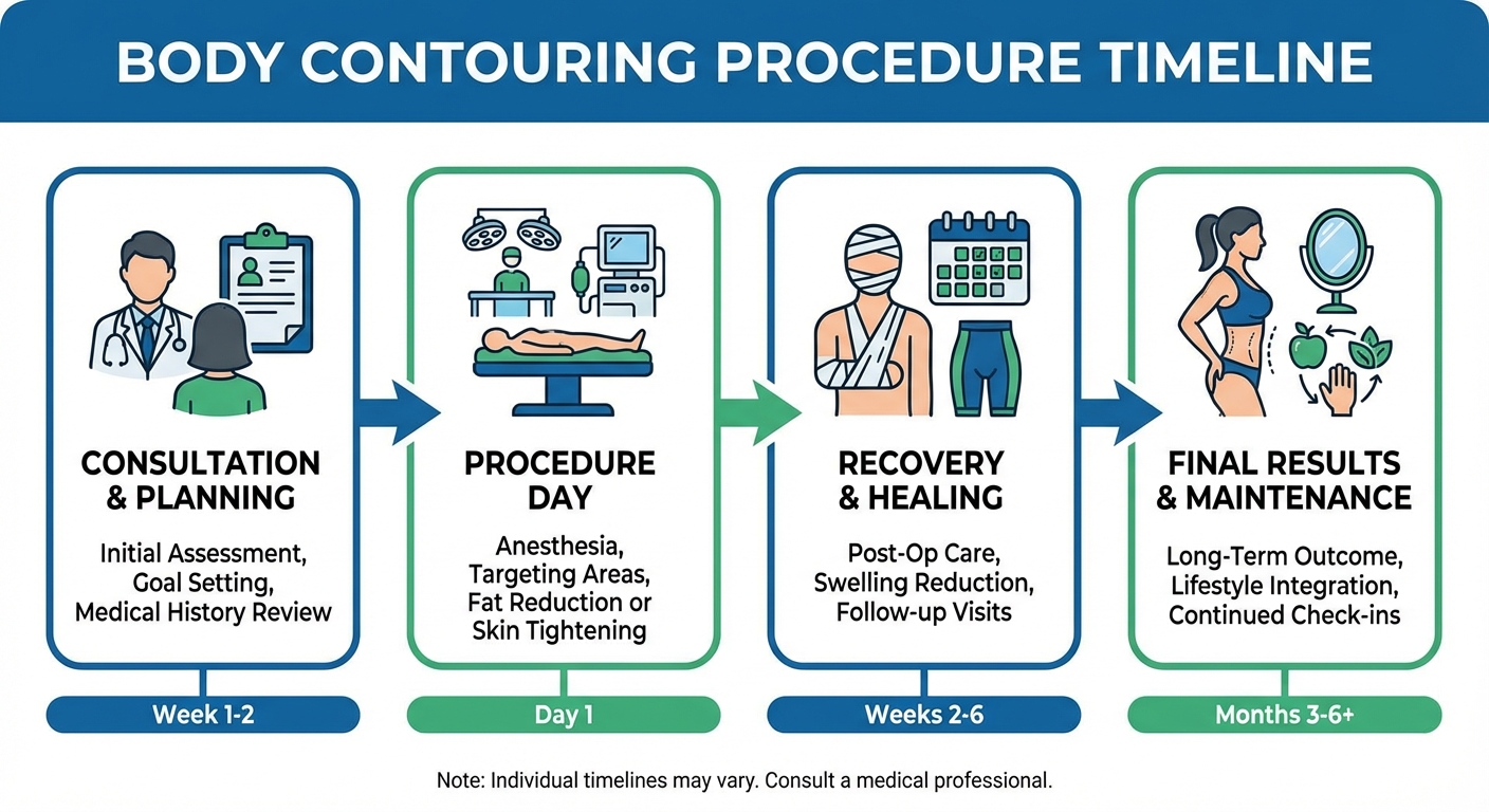 Mommy makeover showing combination of breast and body procedures