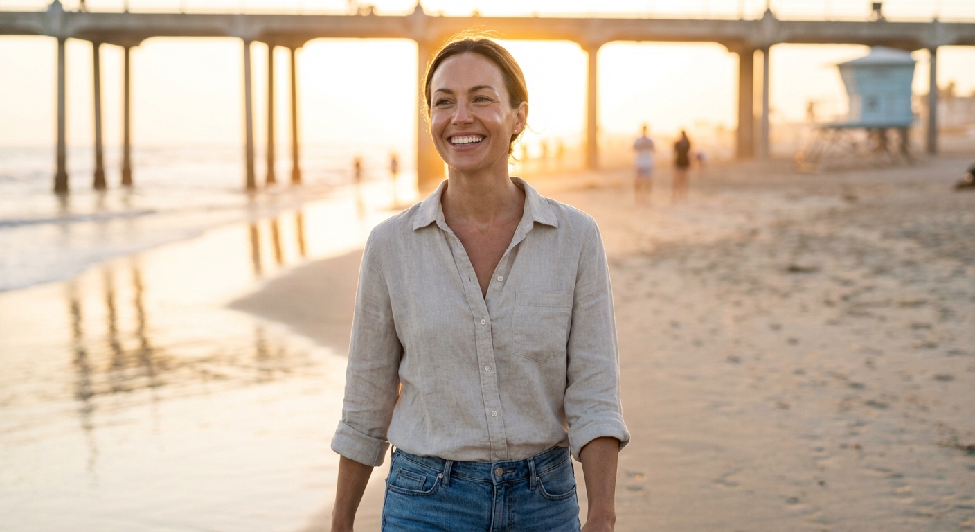 PRP treatment results showing rejuvenated skin in Huntington Beach CA